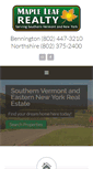 Mobile Screenshot of mapleleafvermont.com